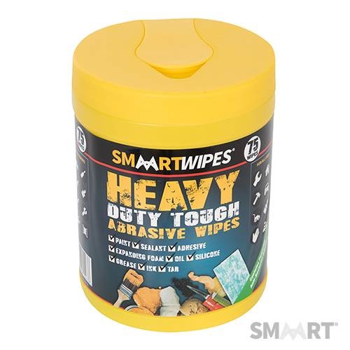 Lingettes abrasives ultrarésistantes travaux intensifs - 75 lingettes