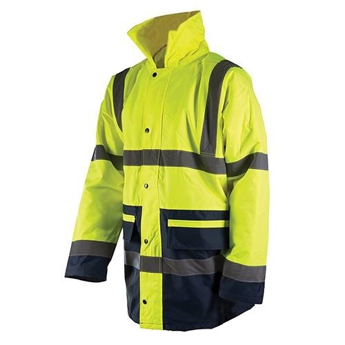 Manteau haute visibilité classe 3, bicolore