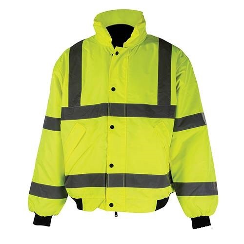 Veste bombardier haute visibilité classe 3
