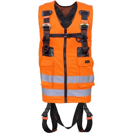 Harnais Gilet haute visibilité fluo