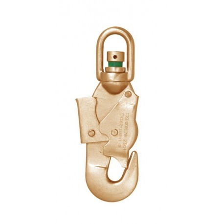 Mousqueton acier à verrouillage automatique ATEX