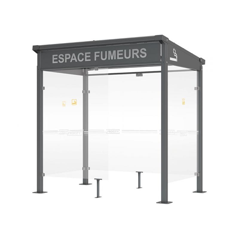 Abri fumeurs classique Milan