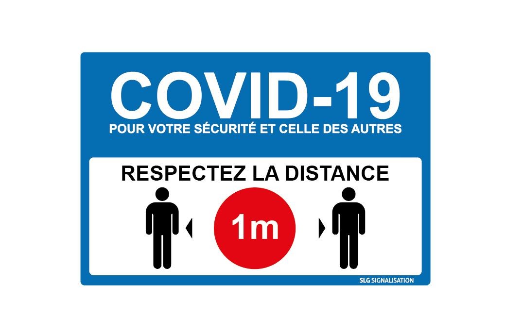 Panneau Covid-19 - Modèle 3